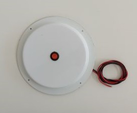 12 V DC ANAHTARLI YUVARLAK APLİK  MARİN - KARAVAN LAMBA 