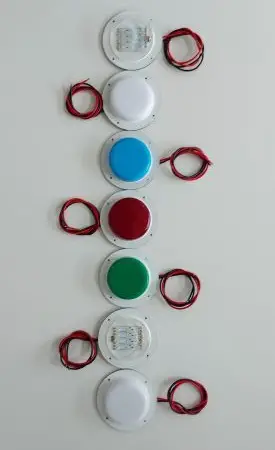 12 V DC SU GEÇİRMEZ MİNİ YUVARLAK MARİN - KARAVAN LAMBA